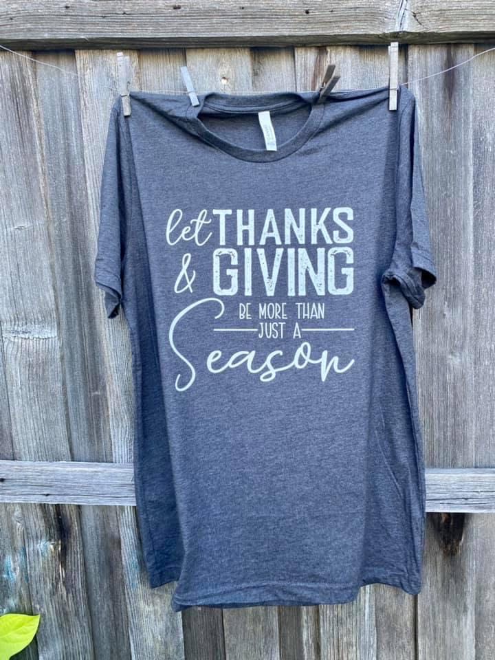 Let Thanks & Giving Be More Than Just a Season