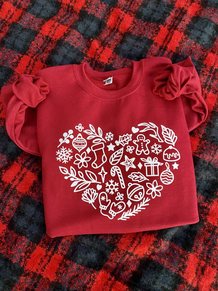 Christmas Doodle Heart