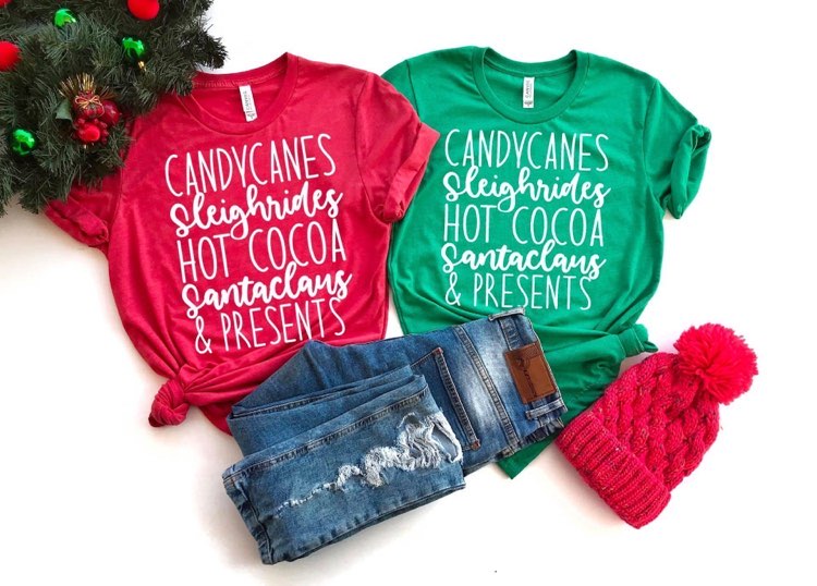 Candycanes, Sleighrides, Hot Cooca, Santa Claus & Presents