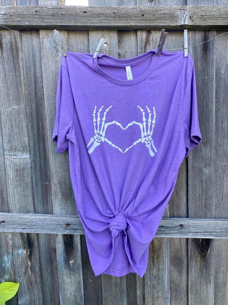 Skeleton Heart Hands