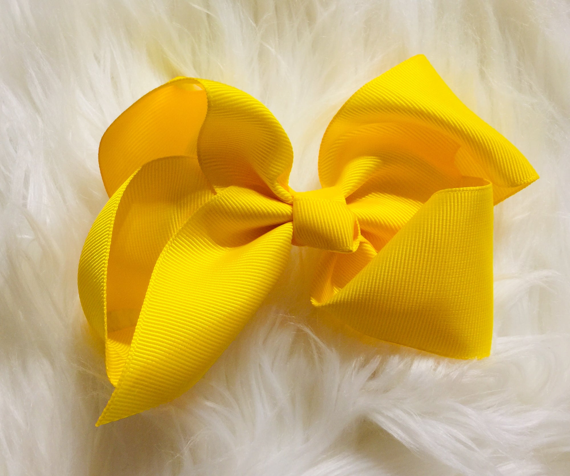 Yellow 5.5” Bow