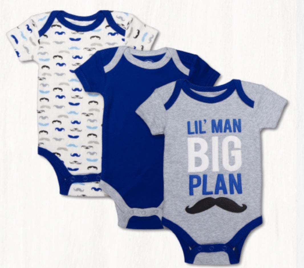 Lil' Man Big Plan - 3 pack