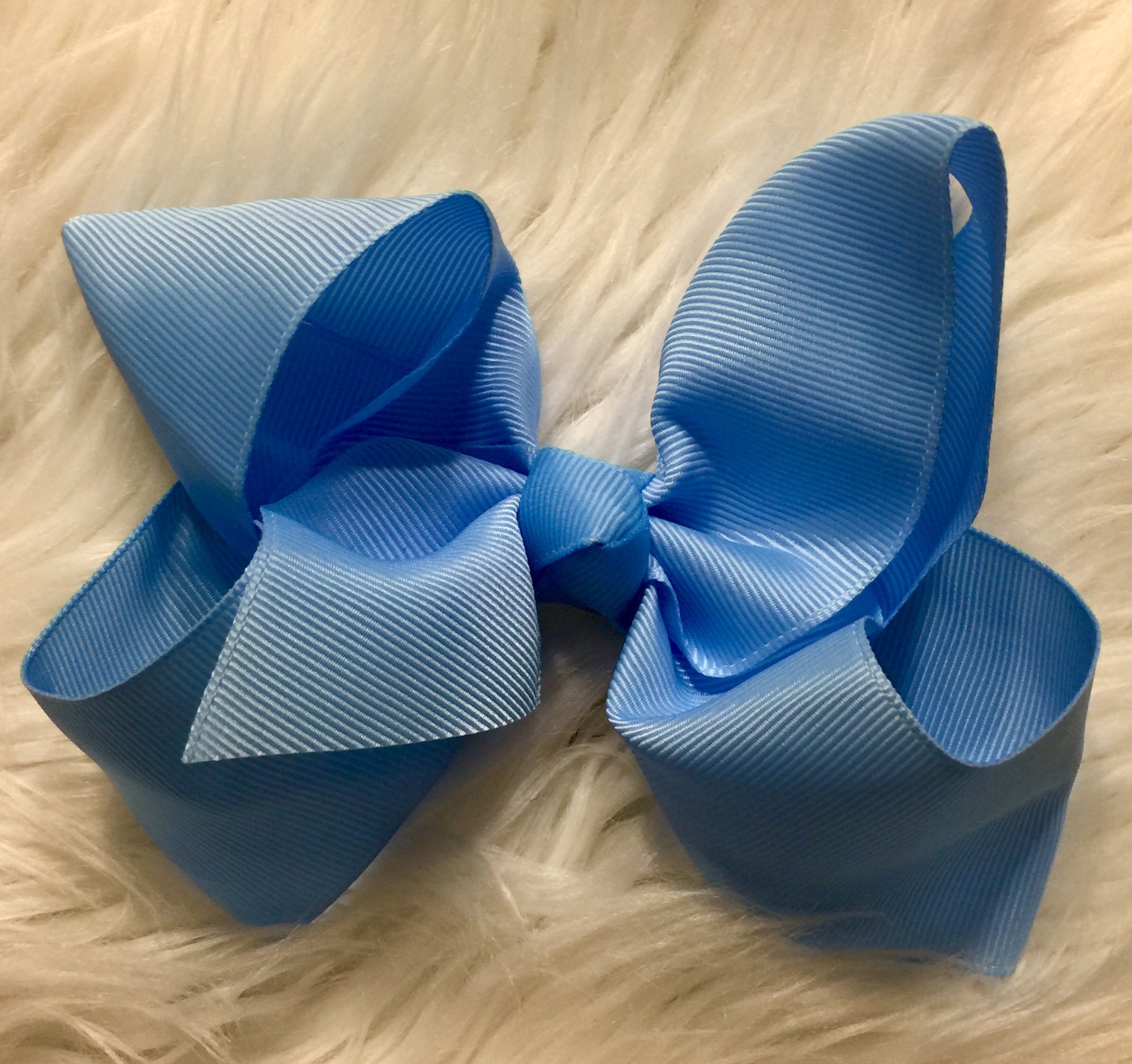 Light Blue 5.5” Bow